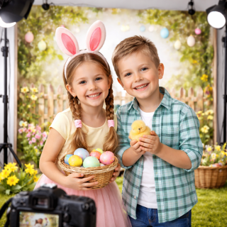 Fotografická pozadí na Velikonoce
