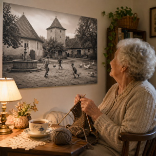 Obraz ze staré fotografie, který vyrazí dech