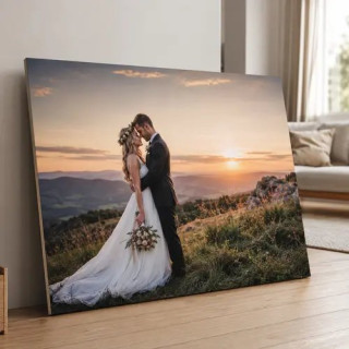 Tisk svatebních fotografií ve velkém formátu