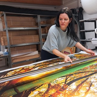 Velkoformátový tisk na papír