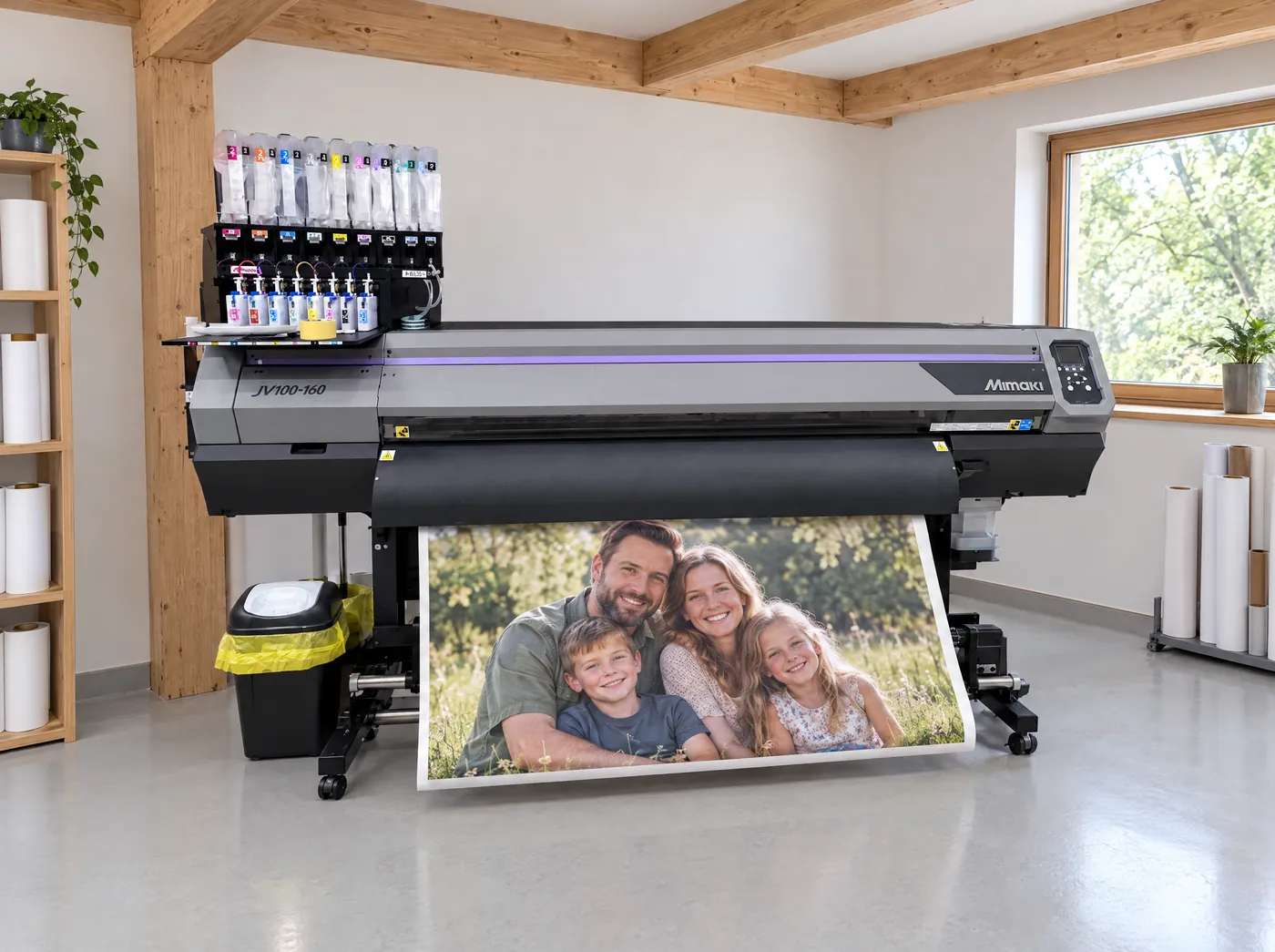 Mimaki JV100-160 v dílně